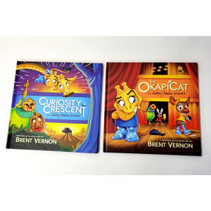 Curiosity Crescent & The Okapicat Brent Vernon Audrey Amaka Kids Hardcover Books